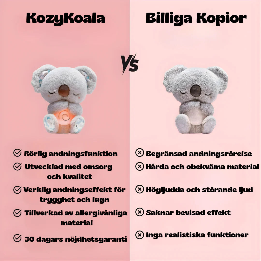 Koala – den lugnande nallen som vaggar ditt barn till ro