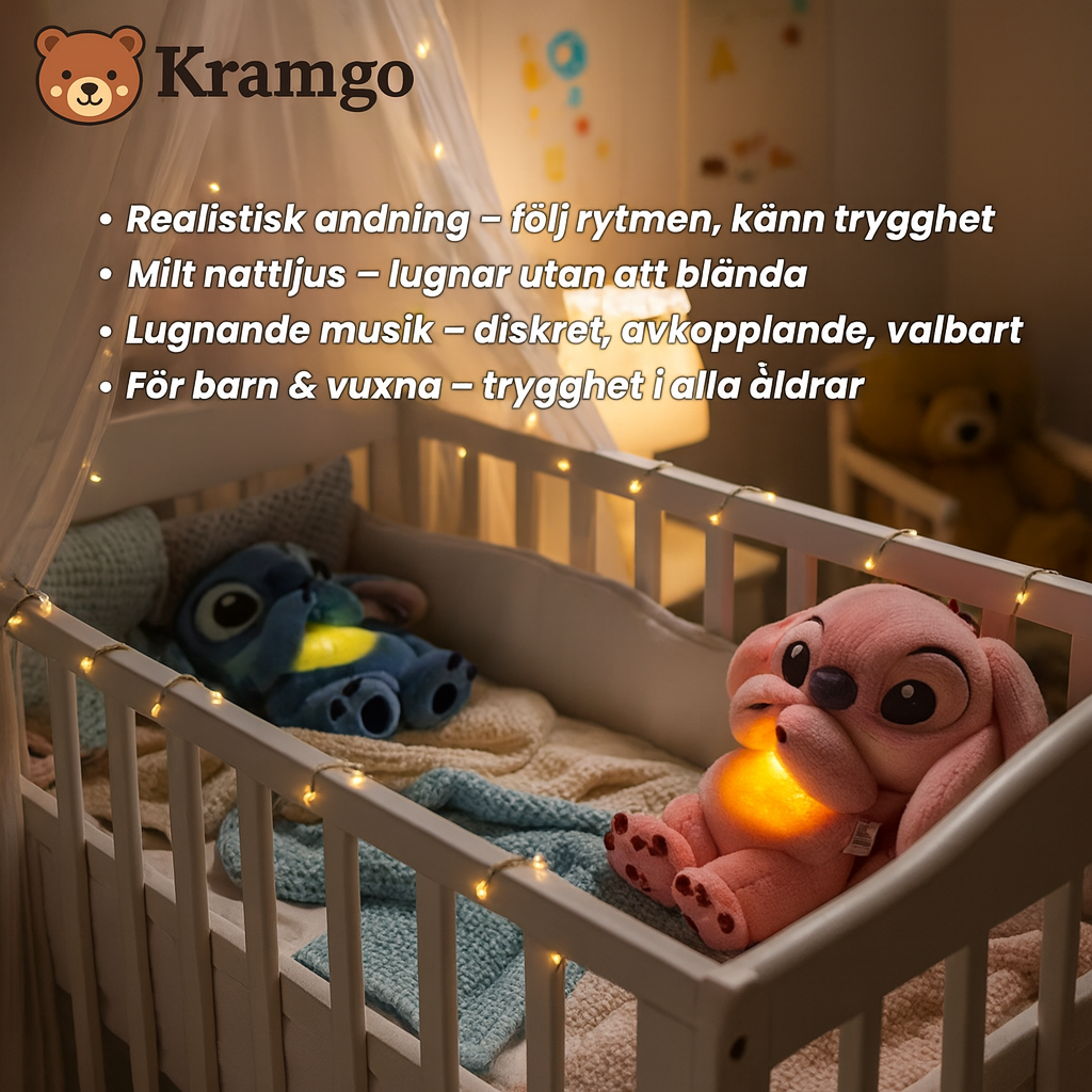 Stitch – den lugnande nallen som vaggar ditt barn till ro